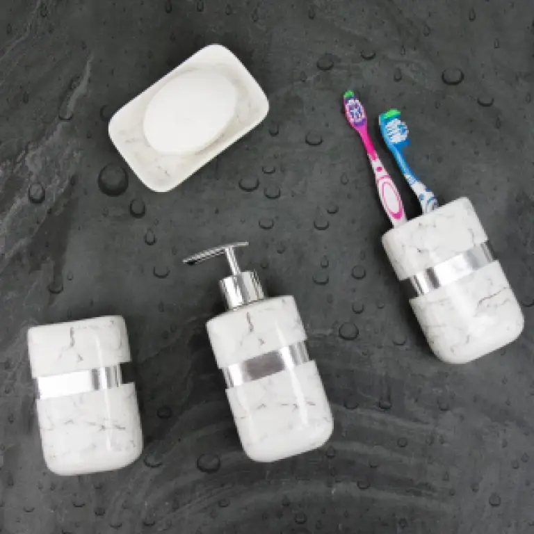 Set Accessoires Salle de Bain 4 Pièces A3