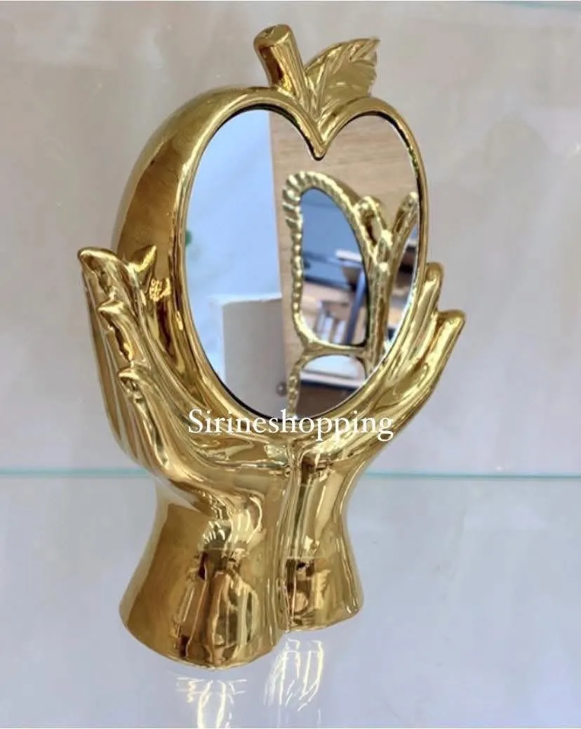 Miroir Décoratif Forme Pomme – Décoration Murale Originale