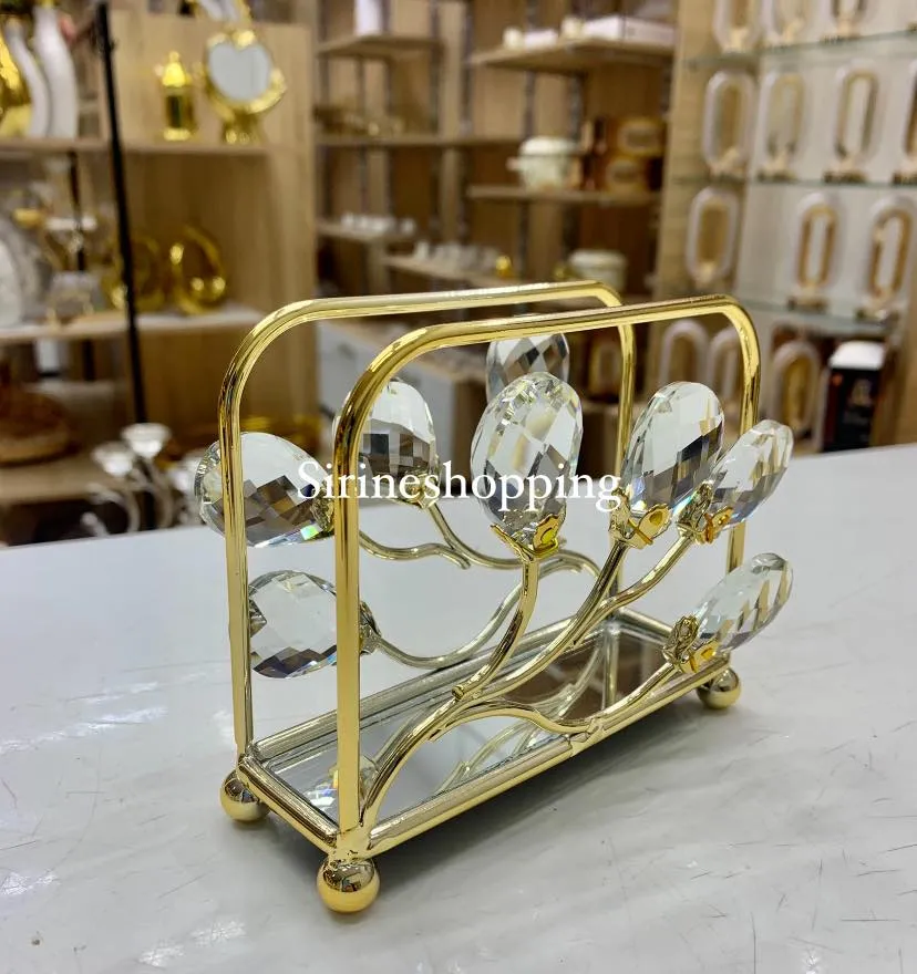 Porte-Papier Serviette Doré Décoratif – Art de Table Élégant - image 2