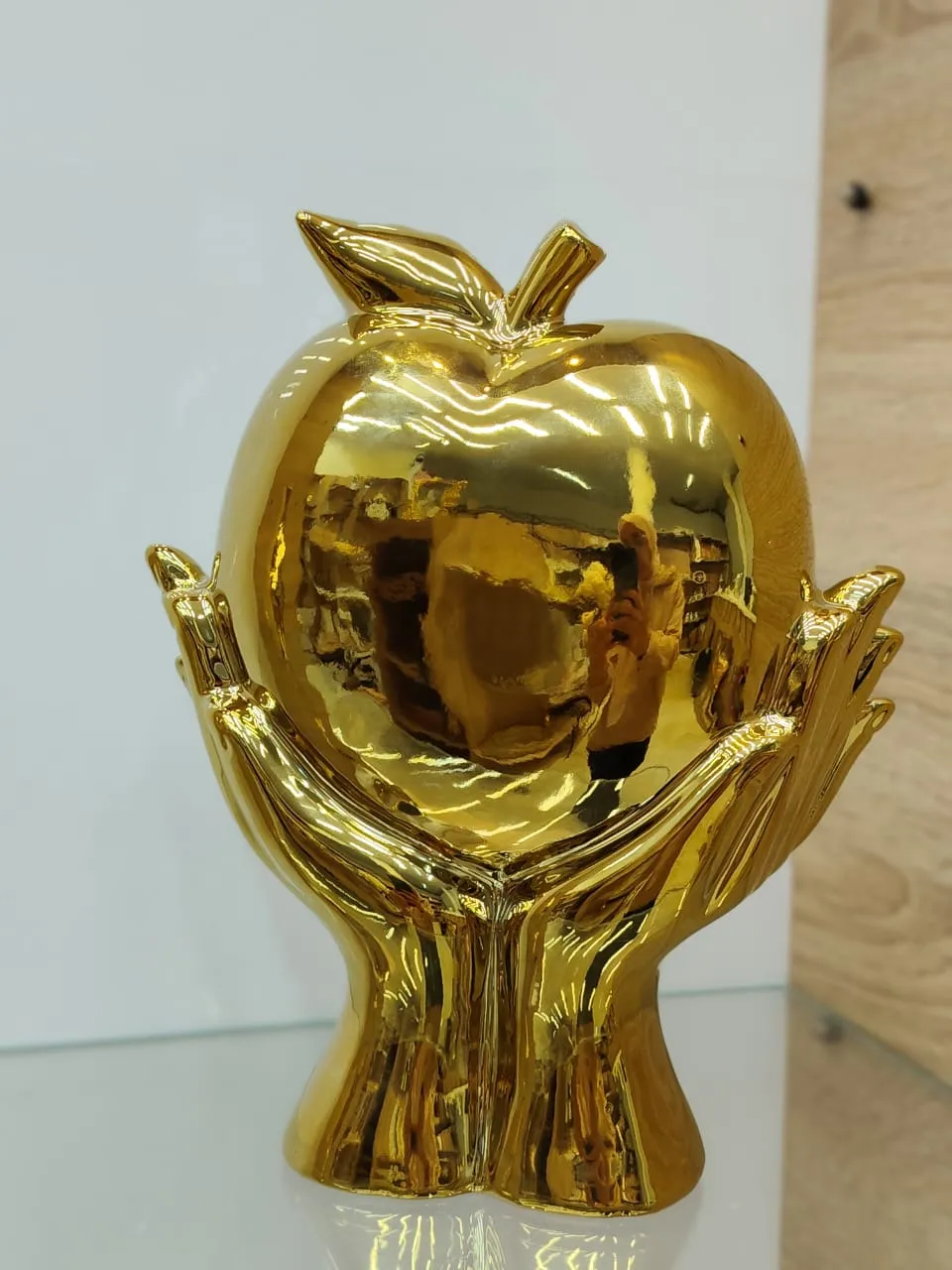 Miroir Décoratif Forme Pomme Décoration  | Tunisie - image 4