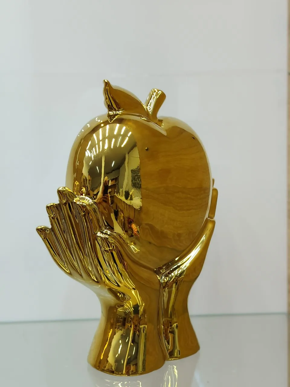 Miroir Décoratif Forme Pomme Décoration  | Tunisie - image 2