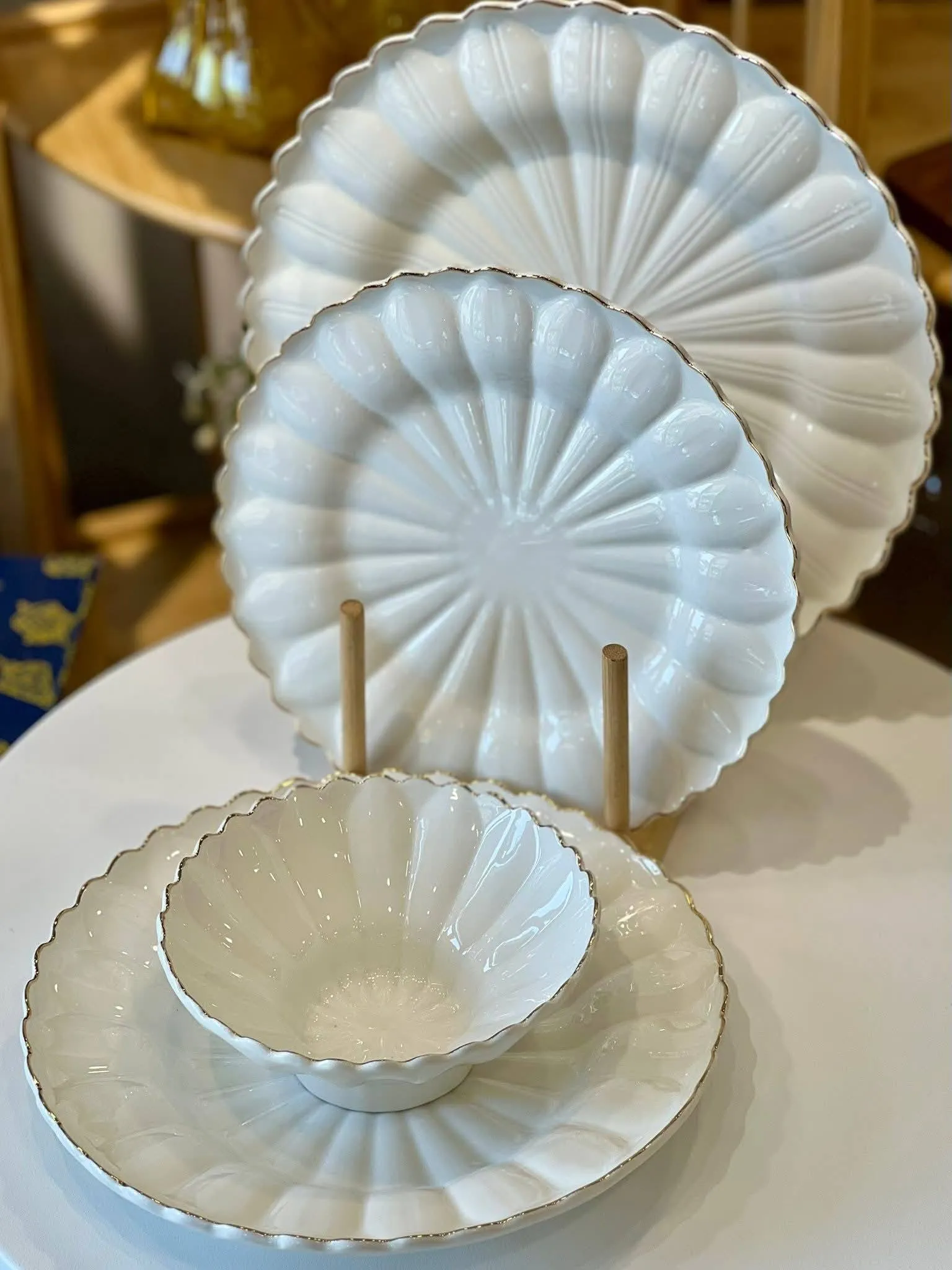 Service à Table Complet 24 Pièces – Vaisselle Design pour 6 Personnes - image 3