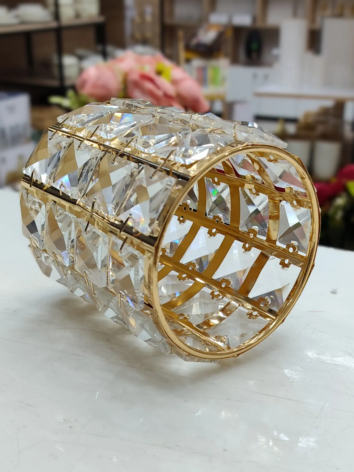 Porte-Pinceau Maquillage Métal Design – Organiseur Beauté Élégant - image 2