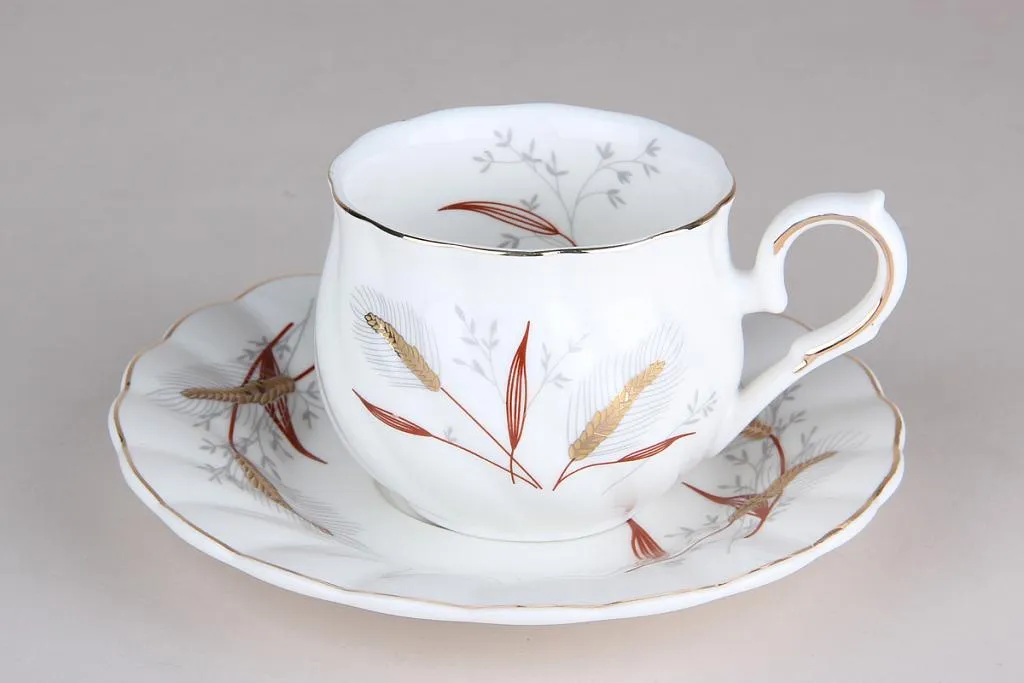 Service à Café Turc Luxe – Porcelaine & Finition Dorée - image 2